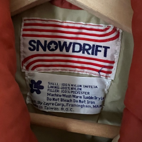 Vintage 70s Snowdrift Puffer Vest Sz L - Picture 5 of 5